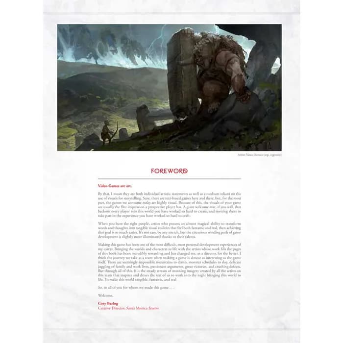 آرت بوک بازی گاد آف وار The Art of God of War — تصویر ۴