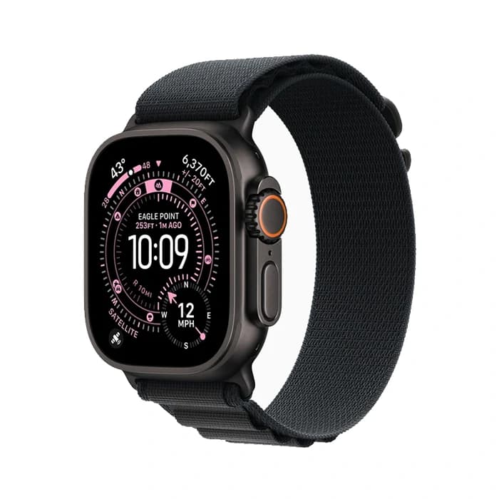 ساعت هوشمند Apple مدل Ultra 3 Black Titanium Case با بند Alpine