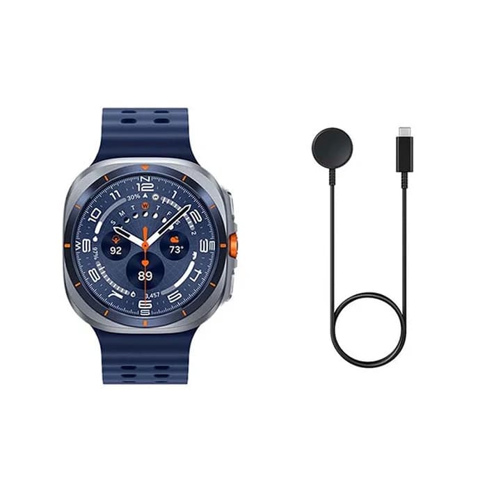ساعت هوشمند سامسونگ مدل Galaxy Watch Ultra 2025 با بند مارین — تصویر ۶