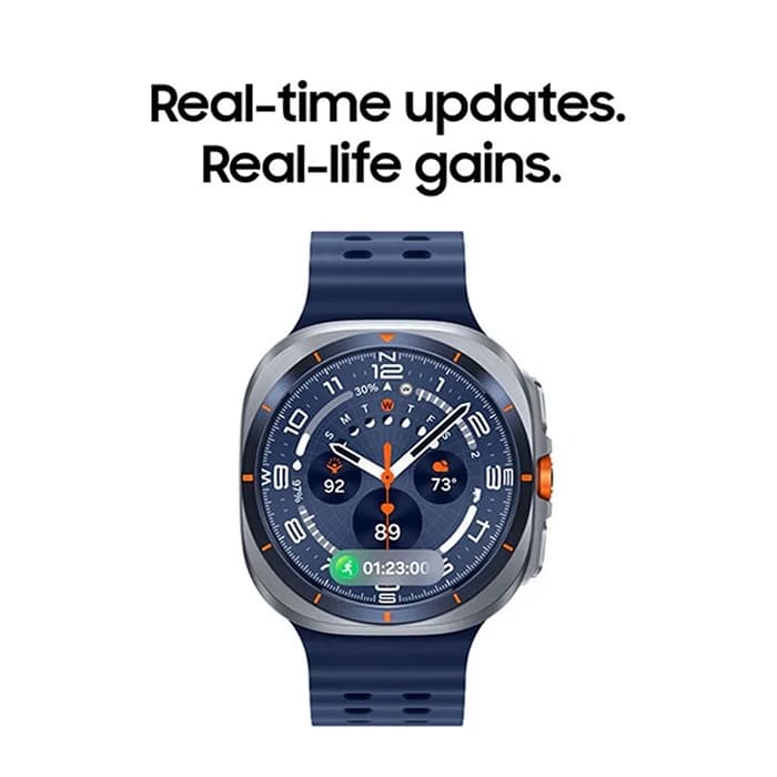 ساعت هوشمند سامسونگ مدل Galaxy Watch Ultra 2025 با بند مارین — تصویر ۴