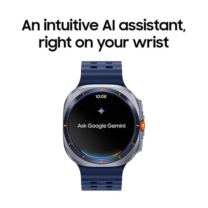 ساعت هوشمند سامسونگ مدل Galaxy Watch Ultra 2025 با بند مارین — تصویر ۷