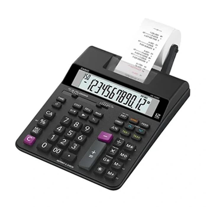 ماشین حساب کاسیو مدل HR-150RC چاپی — تصویر ۳