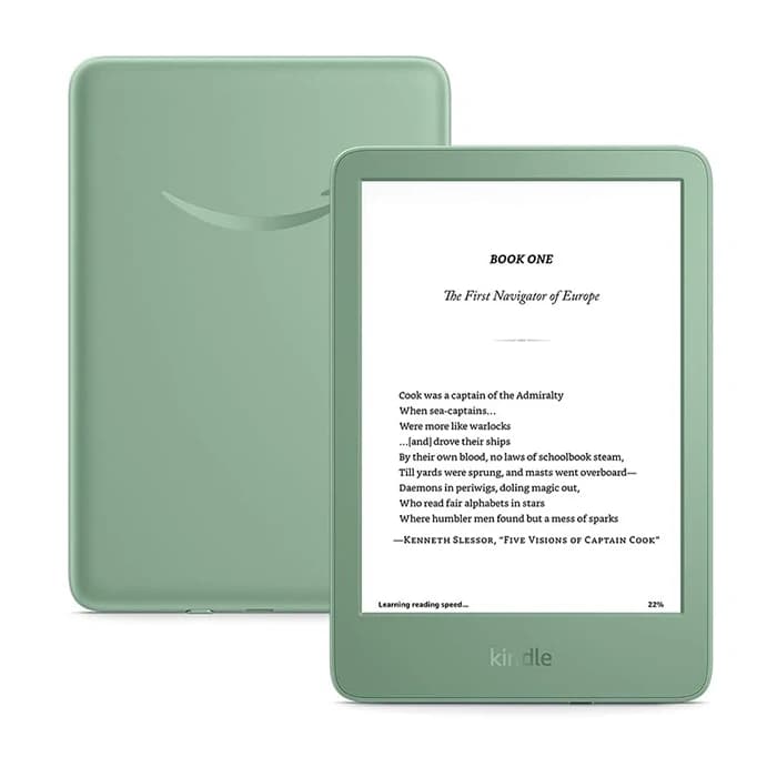کتابخوان آمازون مدل All New Kindle E Reader نسل 11 – رنگ سبز — تصویر ۵