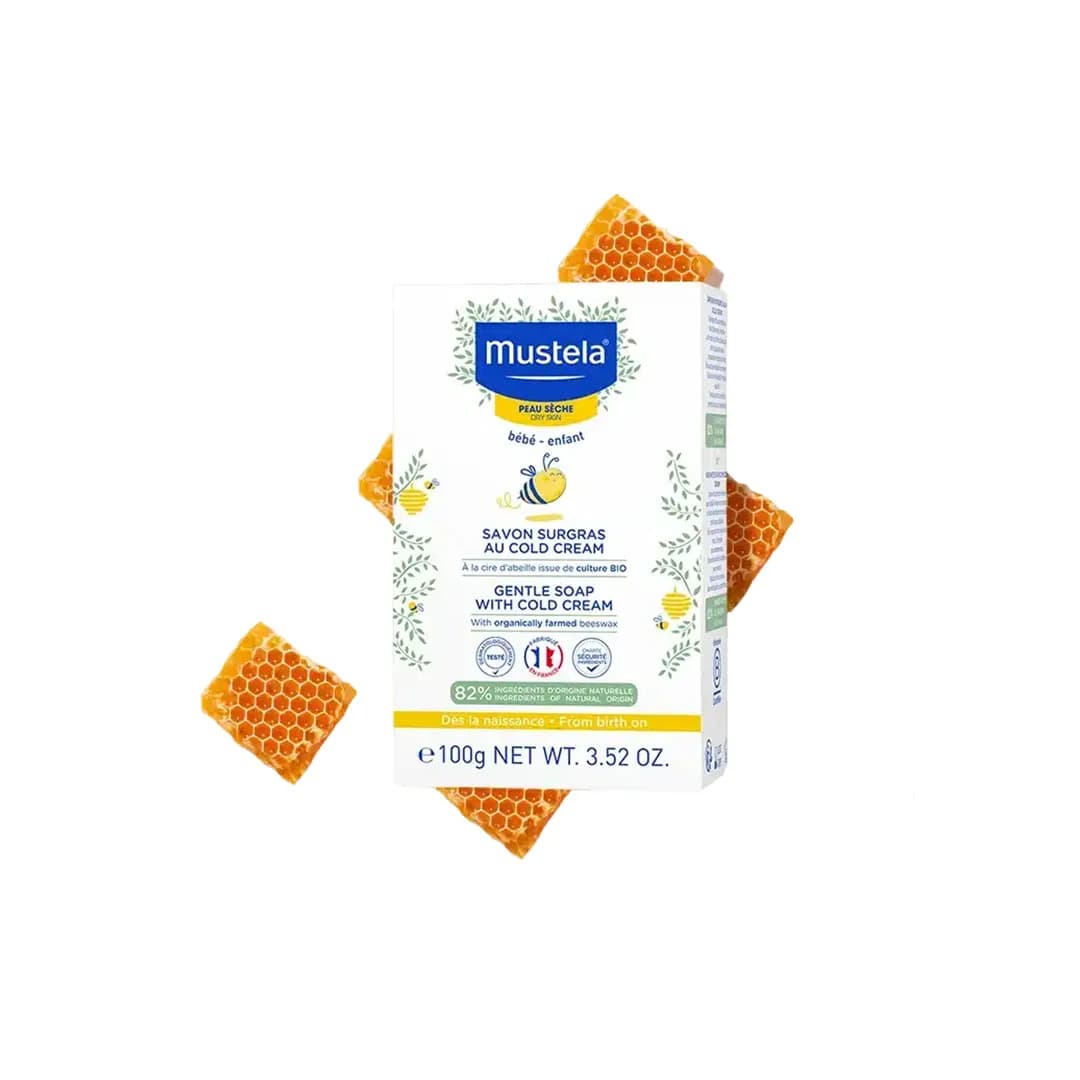 صابون موستلا COLD CREAM حجم 100 گرمی — تصویر ۸