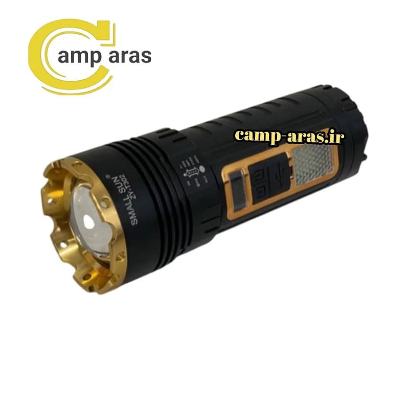 چراغ قوه اسمال سان مدل ZY-T302 شارژی زوم دار