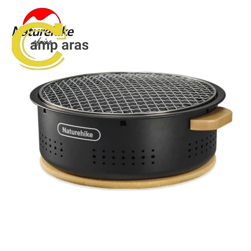 اجاق گاز رومیزی زغالی نیچرهایک CNK2550CF010 گرد — تصویر ۲