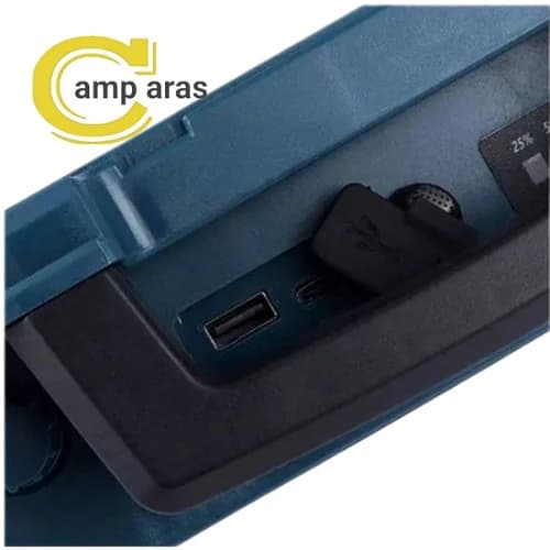 پروژکتور شارژی خورشیدی 200 وات مدل W8109-1 پاوربانکی — تصویر ۵