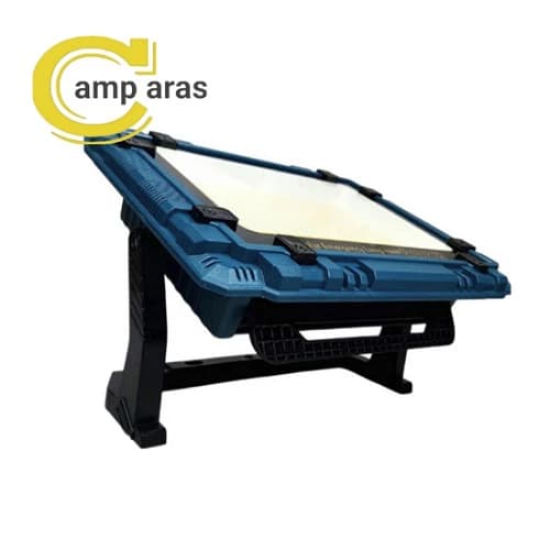 پروژکتور شارژی خورشیدی 200 وات مدل W8109-1 پاوربانکی — تصویر ۳