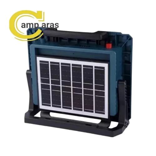 پروژکتور شارژی خورشیدی 200 وات مدل W8109-1 پاوربانکی — تصویر ۲