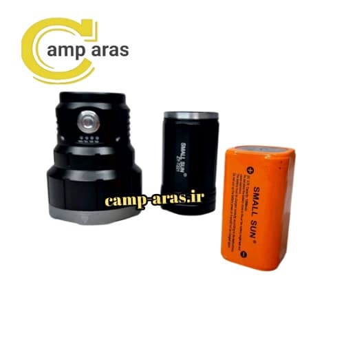 چراغ قوه شکاری شارژی اسمال سان مدل ZY-T221 اورجینال — تصویر ۷