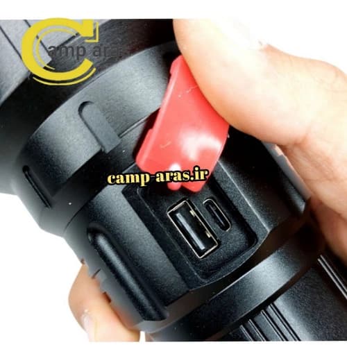 چراغ قوه شکاری شارژی اسمال سان مدل ZY-T221 اورجینال — تصویر ۶