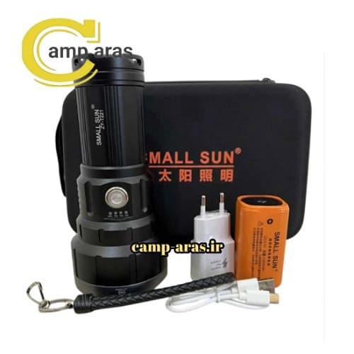 چراغ قوه شکاری شارژی اسمال سان مدل ZY-T221 اورجینال — تصویر ۹