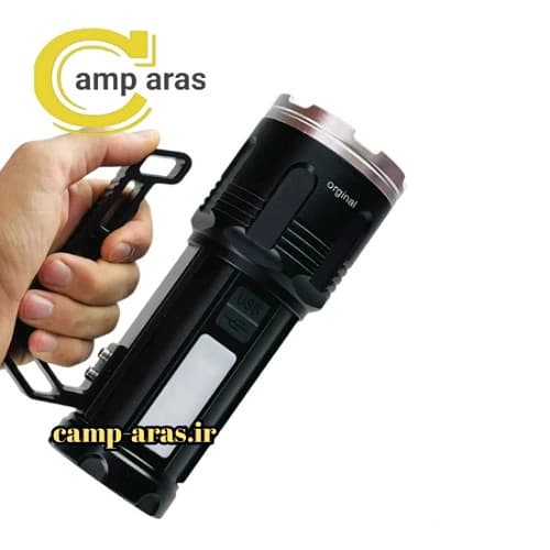 چراغ قوه نورافکن زوم دار اسمال سان کد ZY-T276 شارژی — تصویر ۶