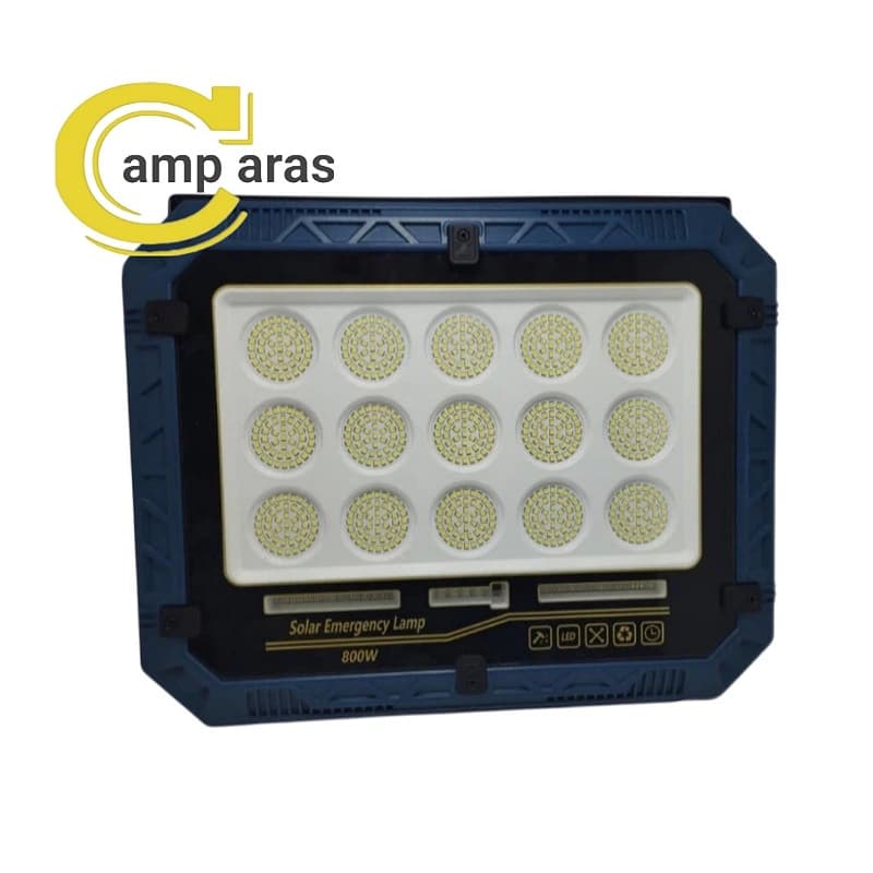 پروژکتور خورشیدی 800 وات ریموت دار مدل W8115-5 پنل دار — تصویر ۱۱