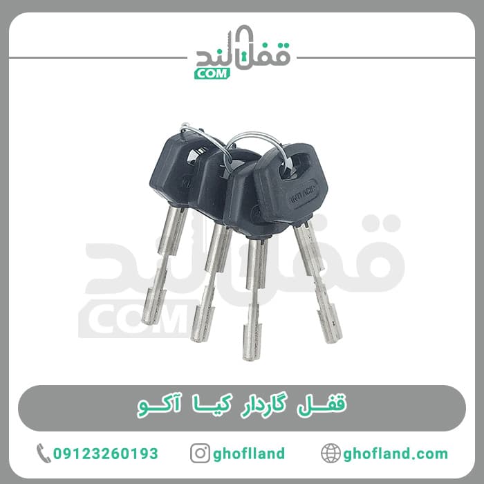 قفل کیاآکو پشت بسته ( ابر قفل ) — تصویر ۵