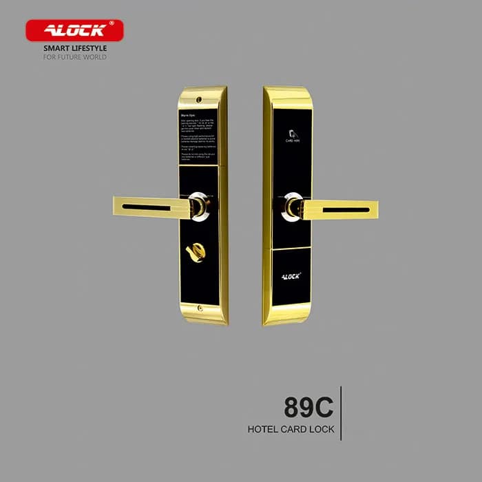 دستگیره کارتی هتلی ALOCK مدل 89C Gold (آفلاین) — تصویر ۳