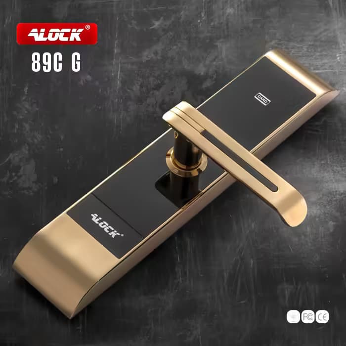 دستگیره کارتی هتلی ALOCK مدل 89C Gold (آفلاین) — تصویر ۲