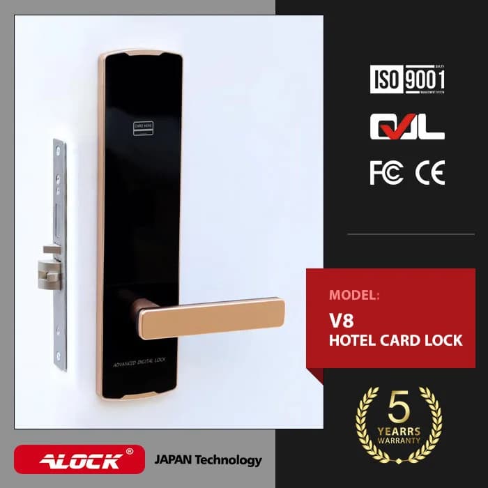 دستگیره کارتی هتلی ALOCK مدل V8 — تصویر ۶