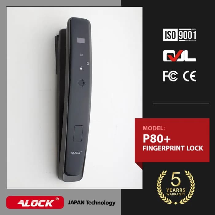 قفل اثر انگشتی دیجیتال ALOCK مدل +P80 — تصویر ۱۱