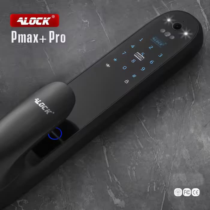 قفل اثر انگشتی دیجیتال و دستگیره تشخیص چهره ALOCK مدل Pmax Pro