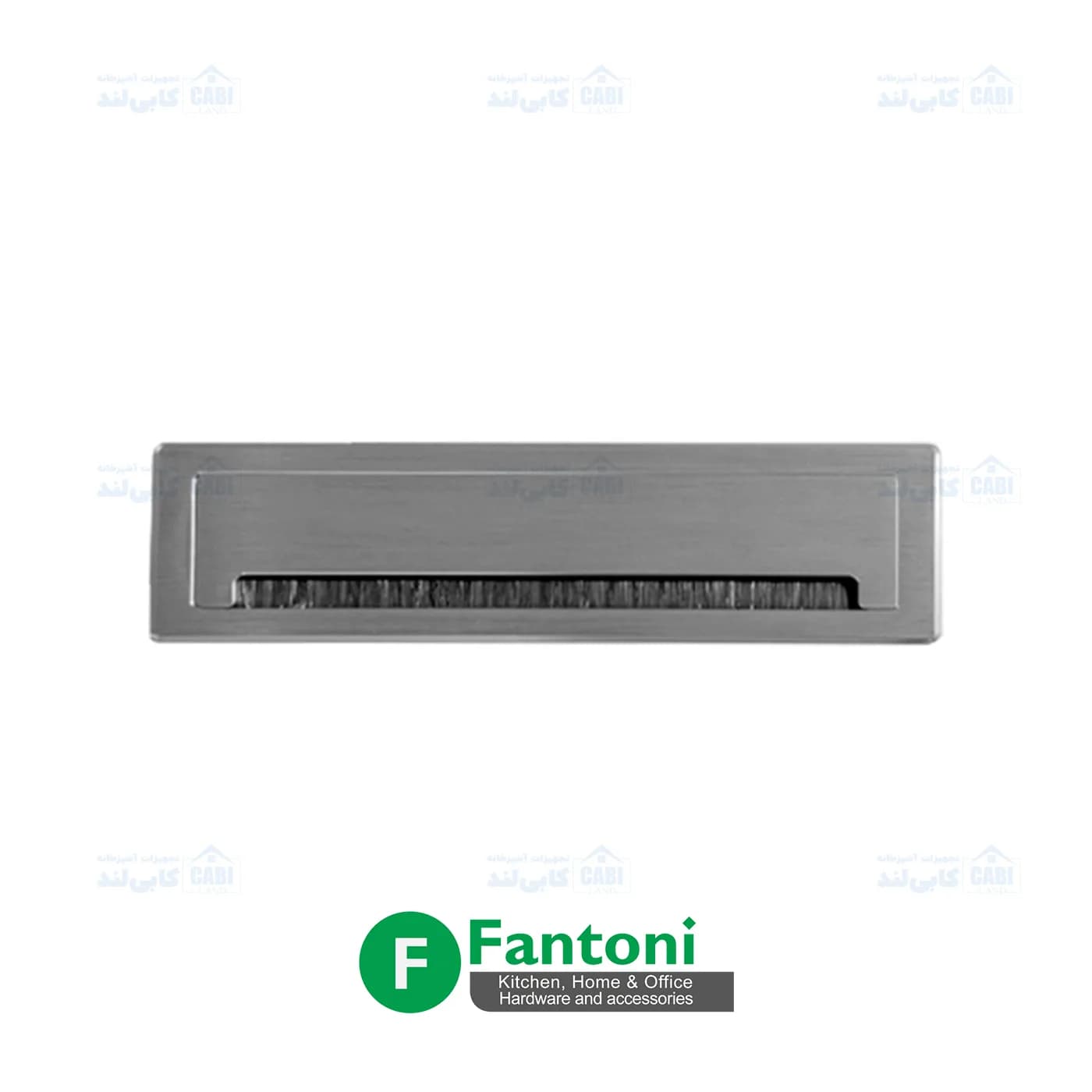 قاب داکت لولایی آلومینیومی رومیزی با درب آرامبند طول 300mm رنگ خاکستری فانتونی T342 — تصویر ۵