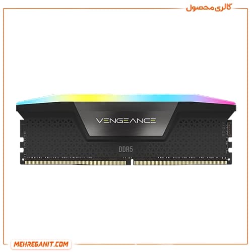 رم دسکتاپ کورسیر دوکاناله VENGEANCE 32GB 6400MHz RGB CL32 DDR5 مشکی — تصویر ۹