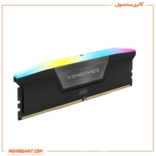 رم دسکتاپ کورسیر دوکاناله VENGEANCE 32GB 7000MHz RGB CL34 DDR5 مشکی — تصویر ۴