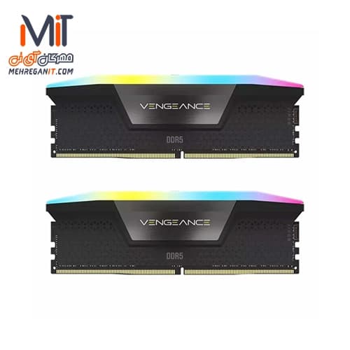 رم دسکتاپ کورسیر دو کاناله مدل VENGEANCE RGB 48GB 6000MHz CL36 DDR5