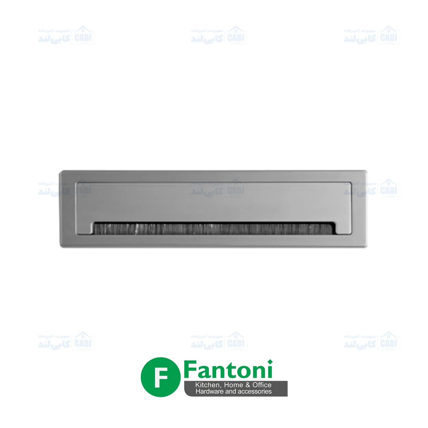 قاب داکت لولایی آلومینیومی رومیزی با درب آرامبند طول 300mm رنگ سیلور فانتونی T340 — تصویر ۵