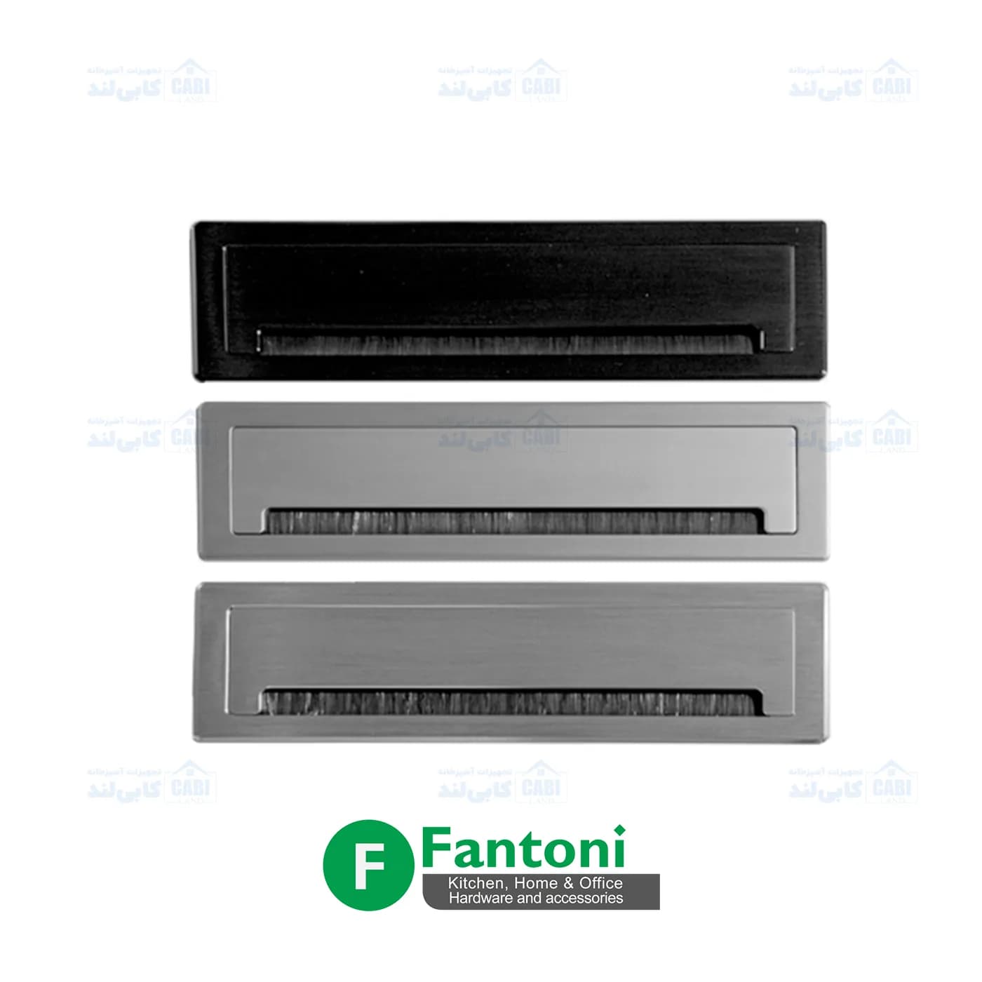 قاب داکت لولایی آلومینیومی رومیزی با درب آرامبند طول 300mm رنگ سیلور فانتونی T340 — تصویر ۴