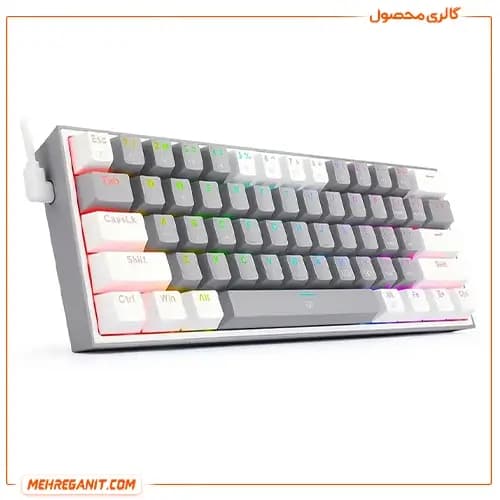کیبورد گیمینگ ردراگون مدل FIZZ K617 GW RGB — تصویر ۵