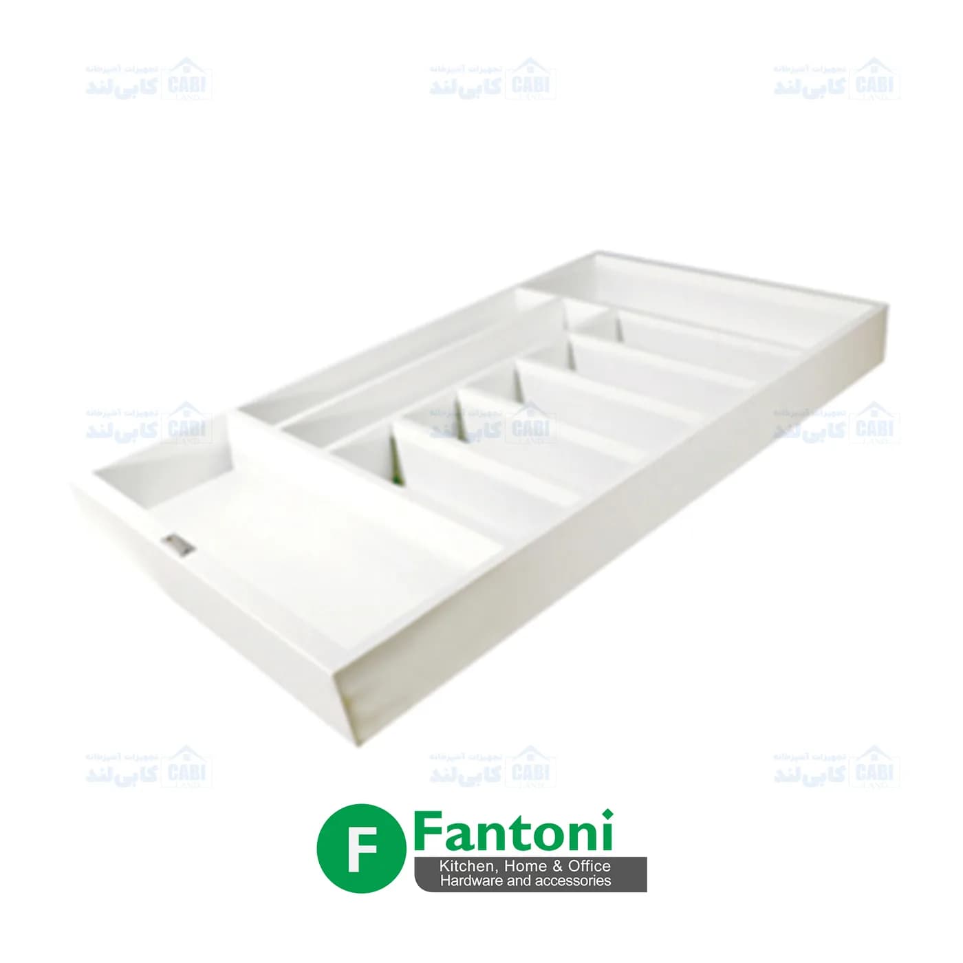 جای قاشق و چنگال چوبی رنگ سفید جهت یونیت فانتونی مدل O041 تا O043 — تصویر ۲