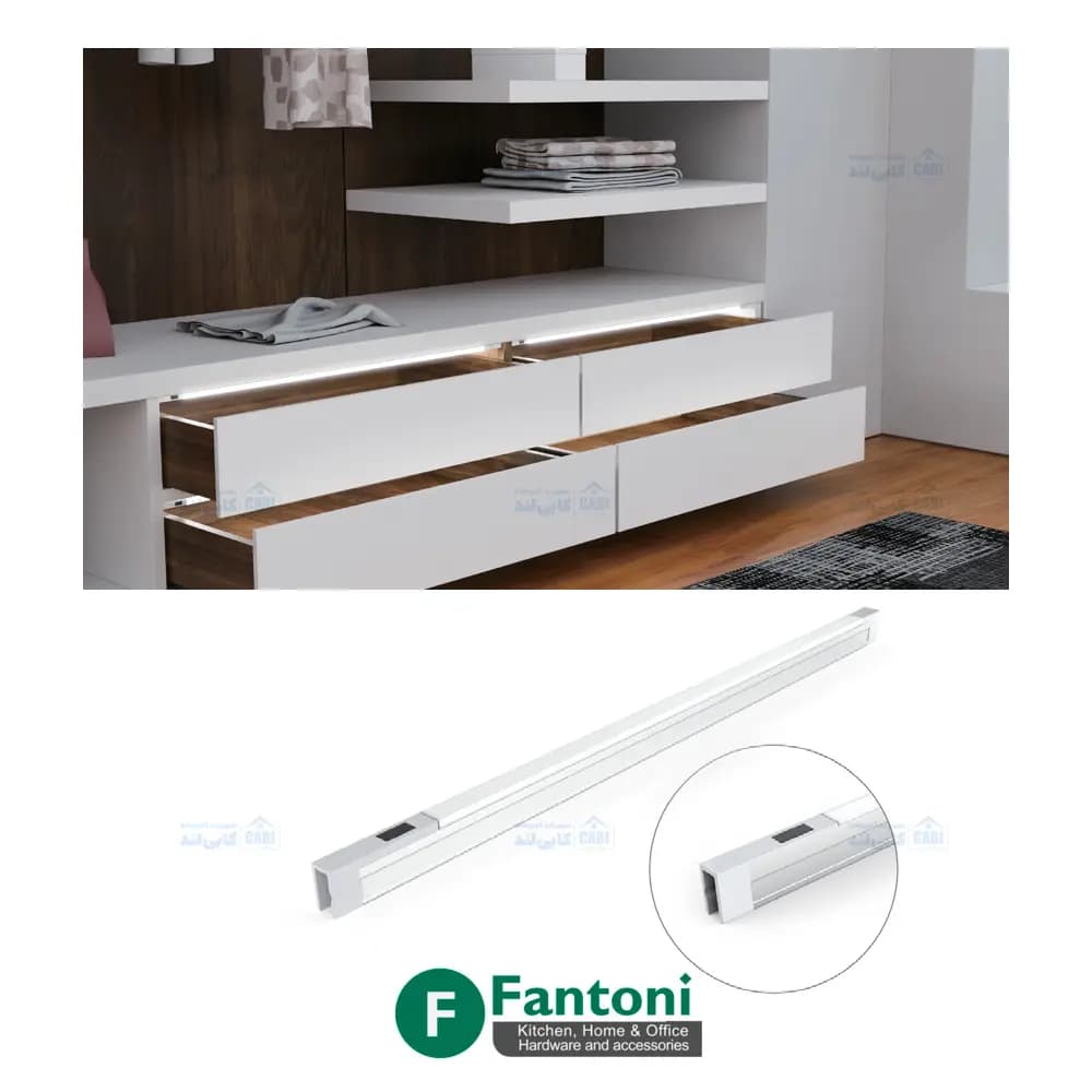 چراغ LED داخل کمد و کشو با تابش نور از جلو فانتونی N703 تا N705 — تصویر ۴