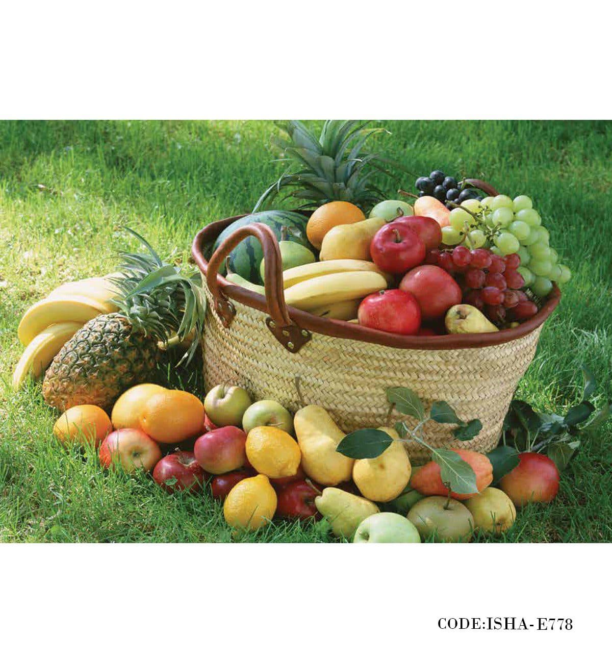 پوستر پارچه ای دیواری مخصوص رستوران مدل میوه — تصویر ۳