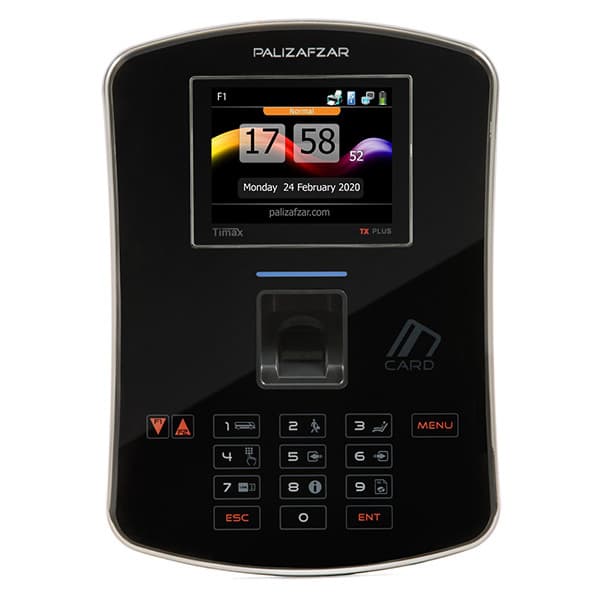 دستگاه حضور و غیاب پالیزافزار مدل تایمکس پلاس Timax Plus