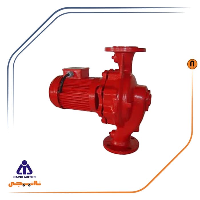 پمپ بدون محفظه یک اسب اتالاین خطی نوید موتور مدل 16-50