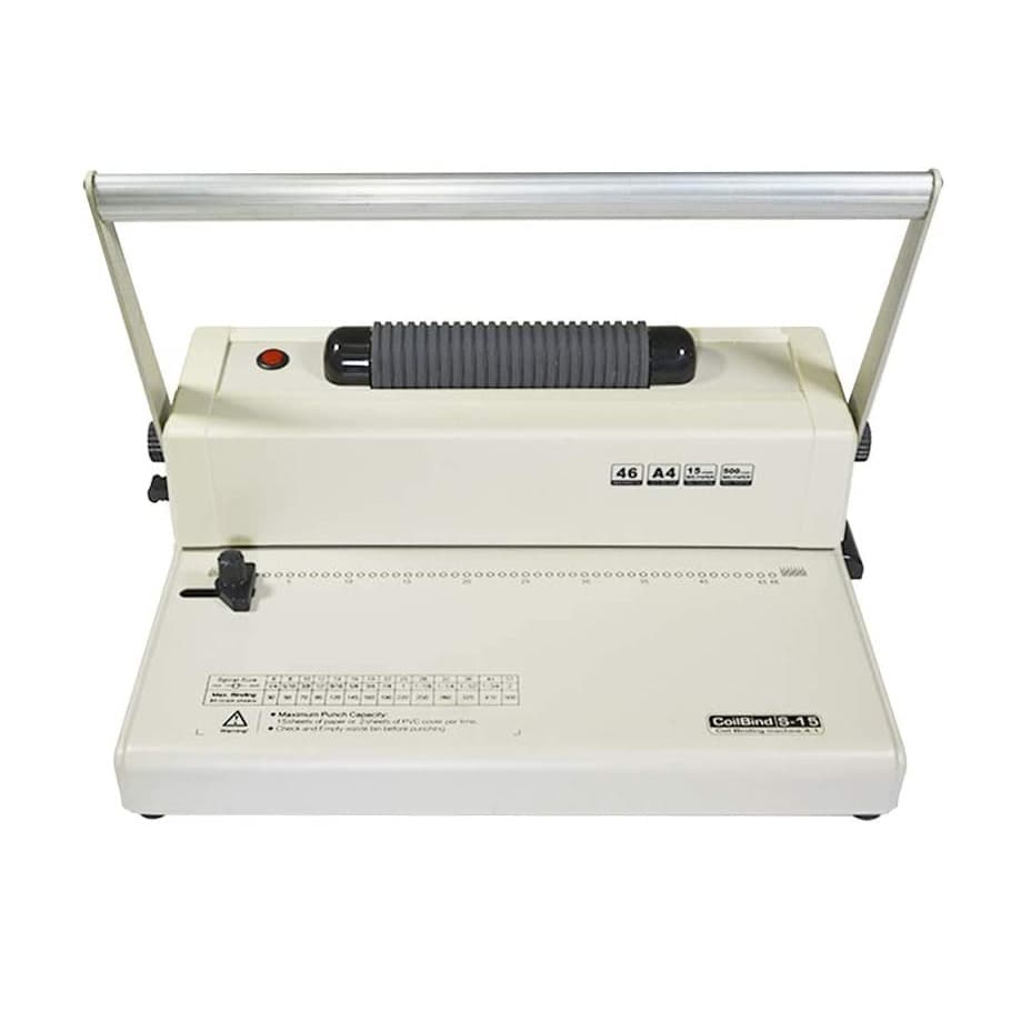 دستگاه صحافی مارپیچ فلزی AX S15 — تصویر ۹