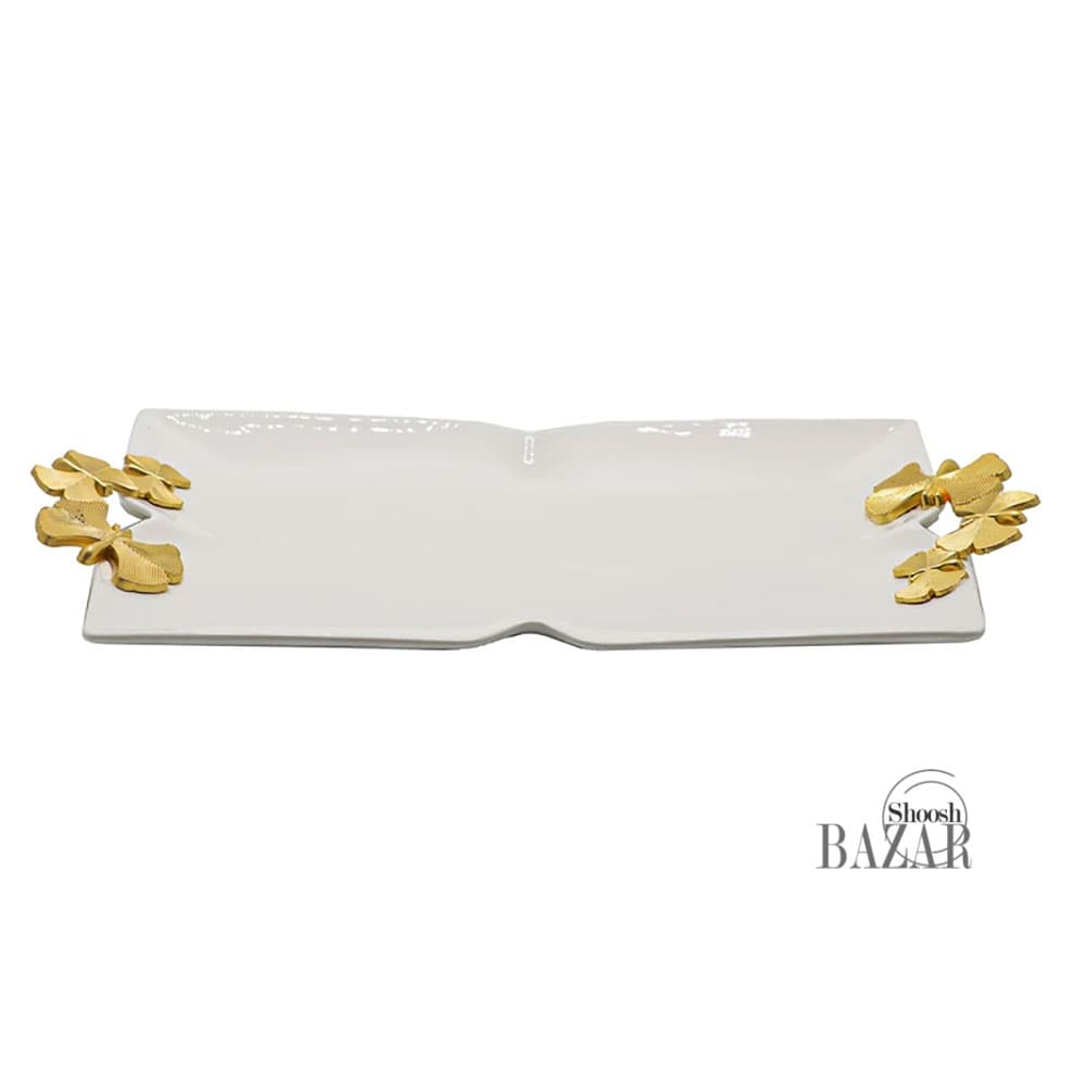 شیرینی خوری مستطیل بزرگ بی وی کی کد 677041 مدل مجستیک — تصویر ۵