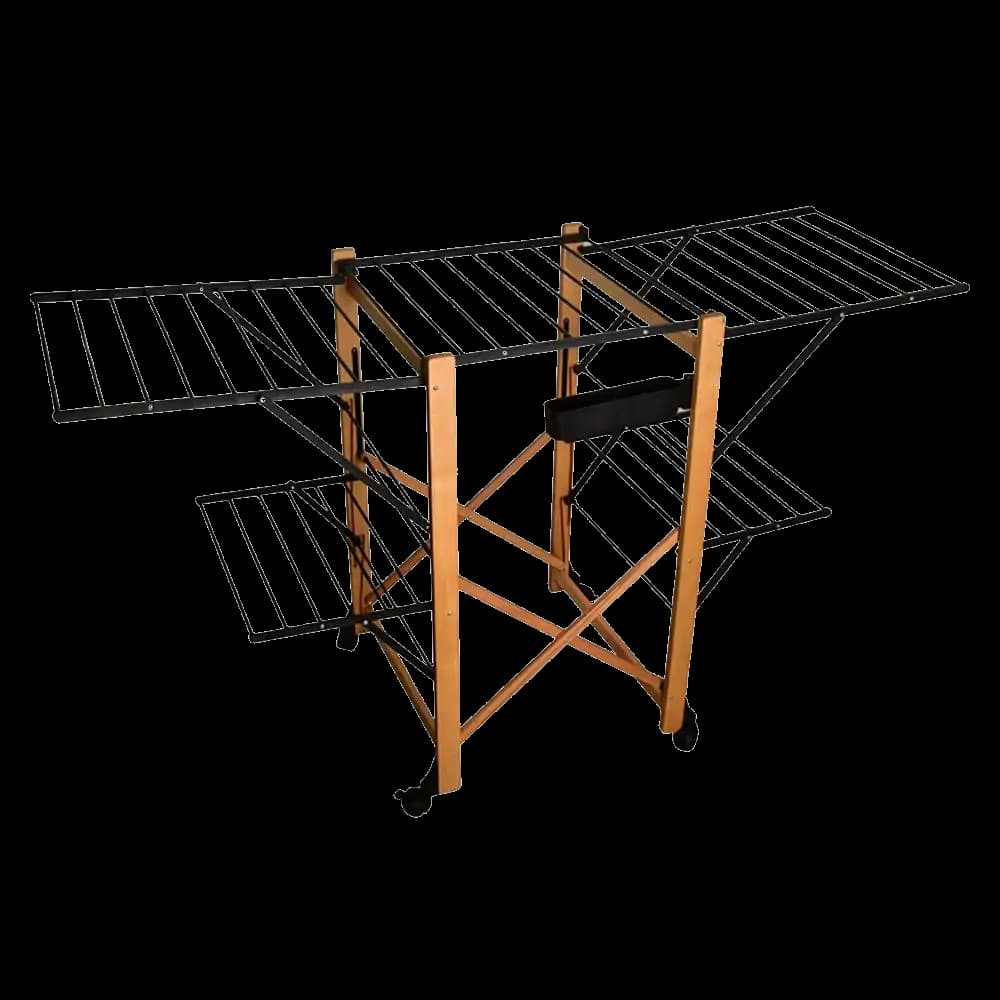 بند رخت چوبی پایه چرخدار لیمون کد 2359 — تصویر ۶