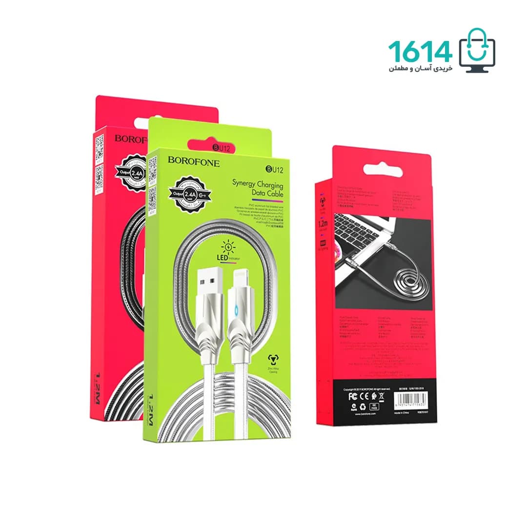 کابل آیفون بروفون مدل BU12 1.2M — تصویر ۵