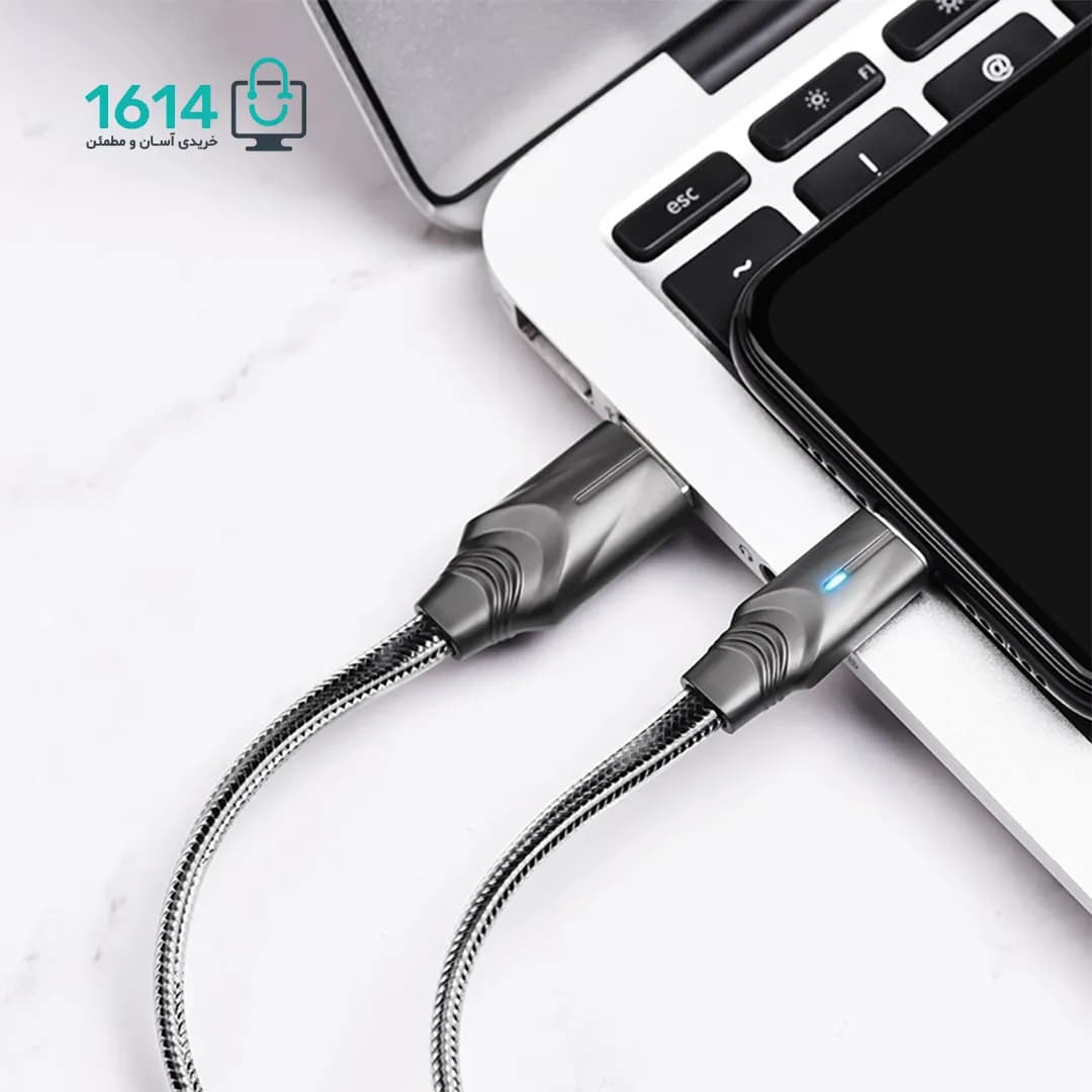 کابل آیفون بروفون مدل BU12 1.2M — تصویر ۴
