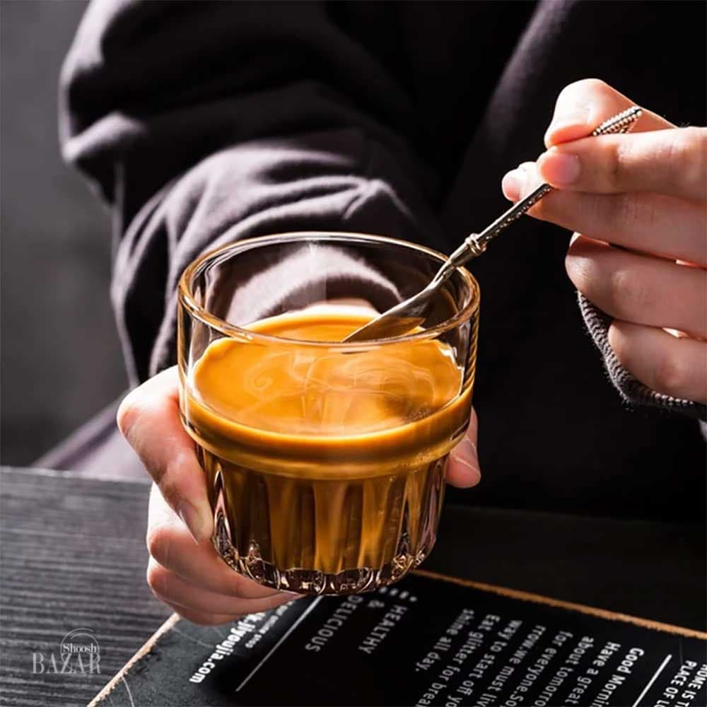 نیم لیوان شیشه ای مدل بهارلا