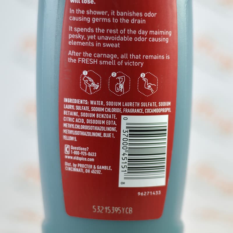 شامپو بدن اولد اسپایس Old Spice مدل Odor Blocker — تصویر ۵