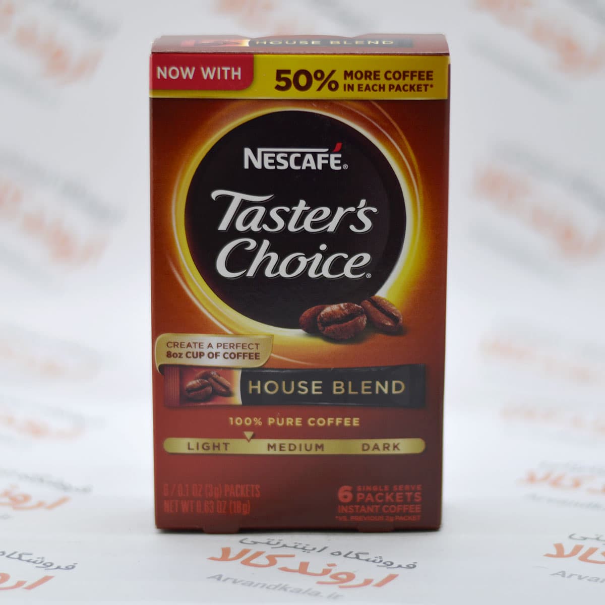 قهوه فوری پاکتی تسترز چویس Taster’s Choice مدل(6) House Blend