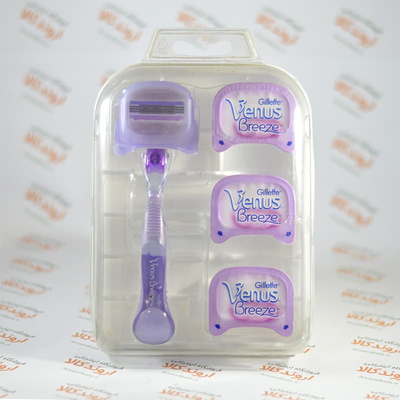 پکیج اصلاح ژیلت Gillette مدل Venus Breeze — تصویر ۳