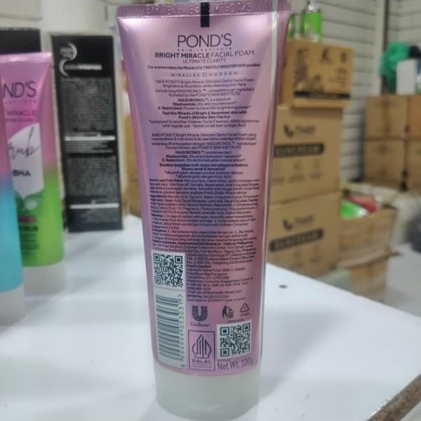فوم شستشو صورت پوندز Pond’s مدل Bright Beauty — تصویر ۱۲