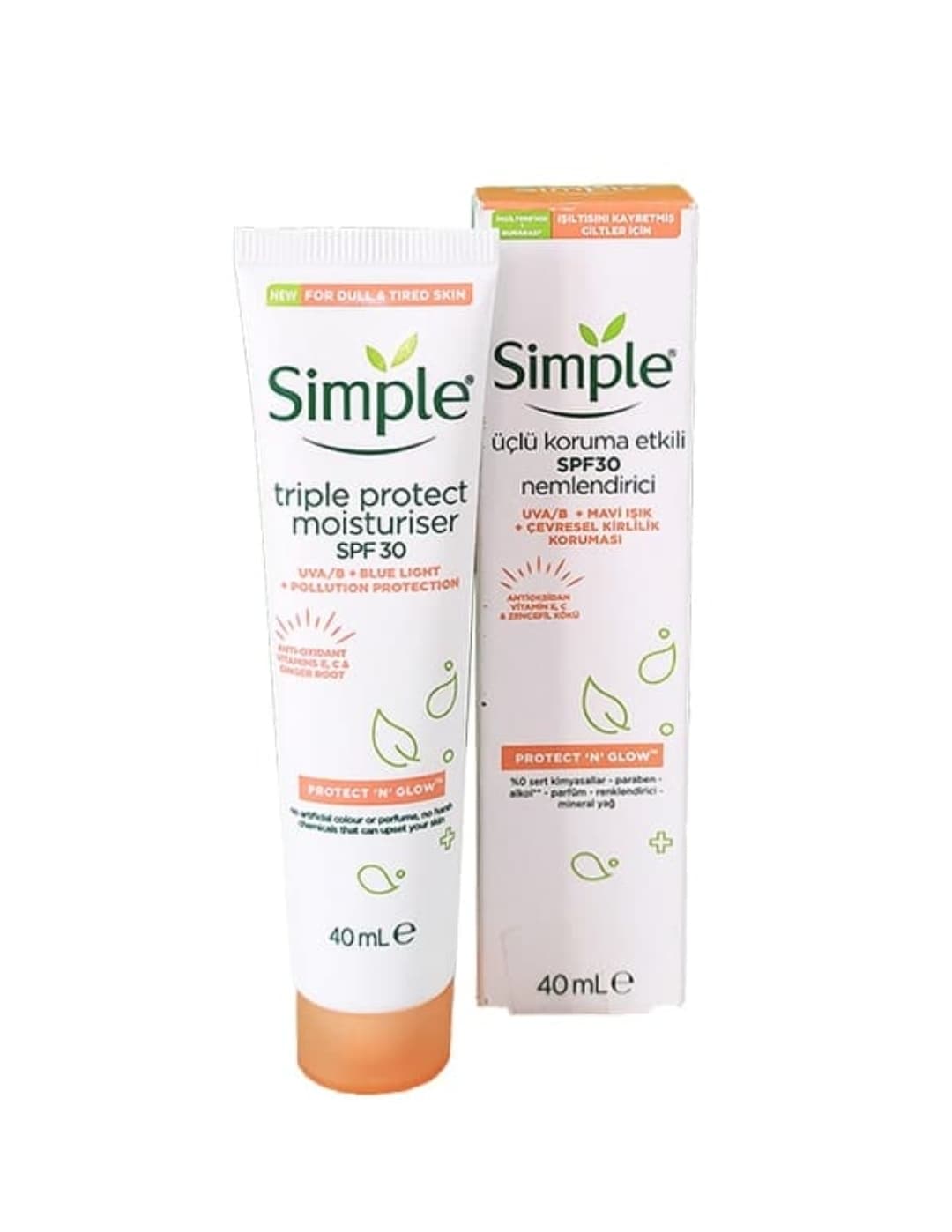مرطوب کننده ضدآفتاب SPF 30 Simple