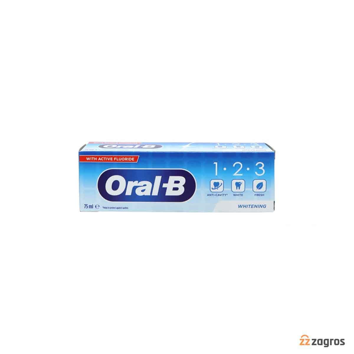 خمیر دندان اورال بی Oral-B مدل Salt)1.2.3) — تصویر ۱۱