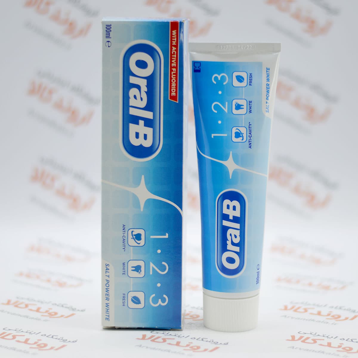 خمیر دندان اورال بی Oral-B مدل Salt)1.2.3) — تصویر ۶