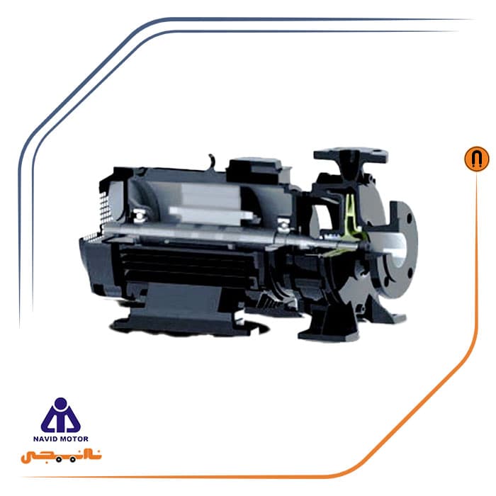 پمپ 29.5 اسب اتابلوک نوید موتور مدل Etabloc G 80-200/220 2 — تصویر ۷